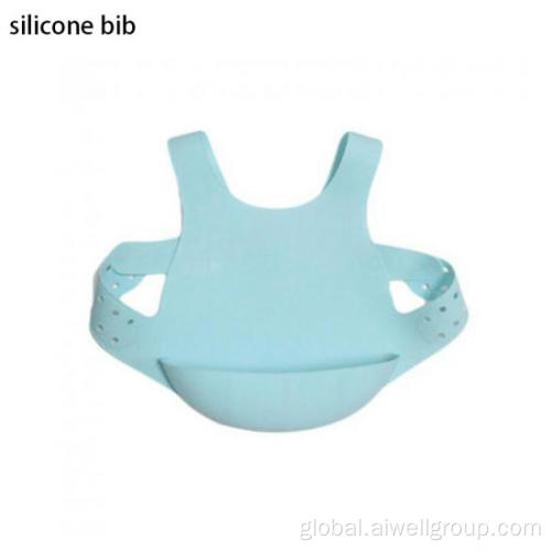 China Baby Strap Embracing Silicone Waterproof Bib Manufactory
